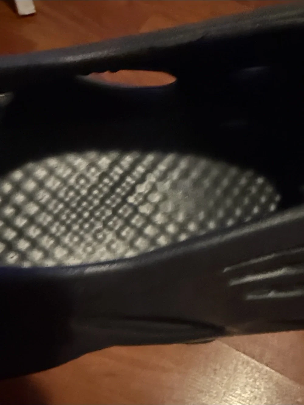 Men Black Slip-On yezzys foam runners shoes